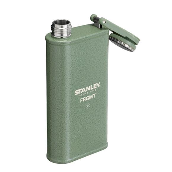 STANLEY x FRGMT Classic Flask 8oz Collab Limited Edition Green Wide Mouth - NIB - Picture 7 of 10